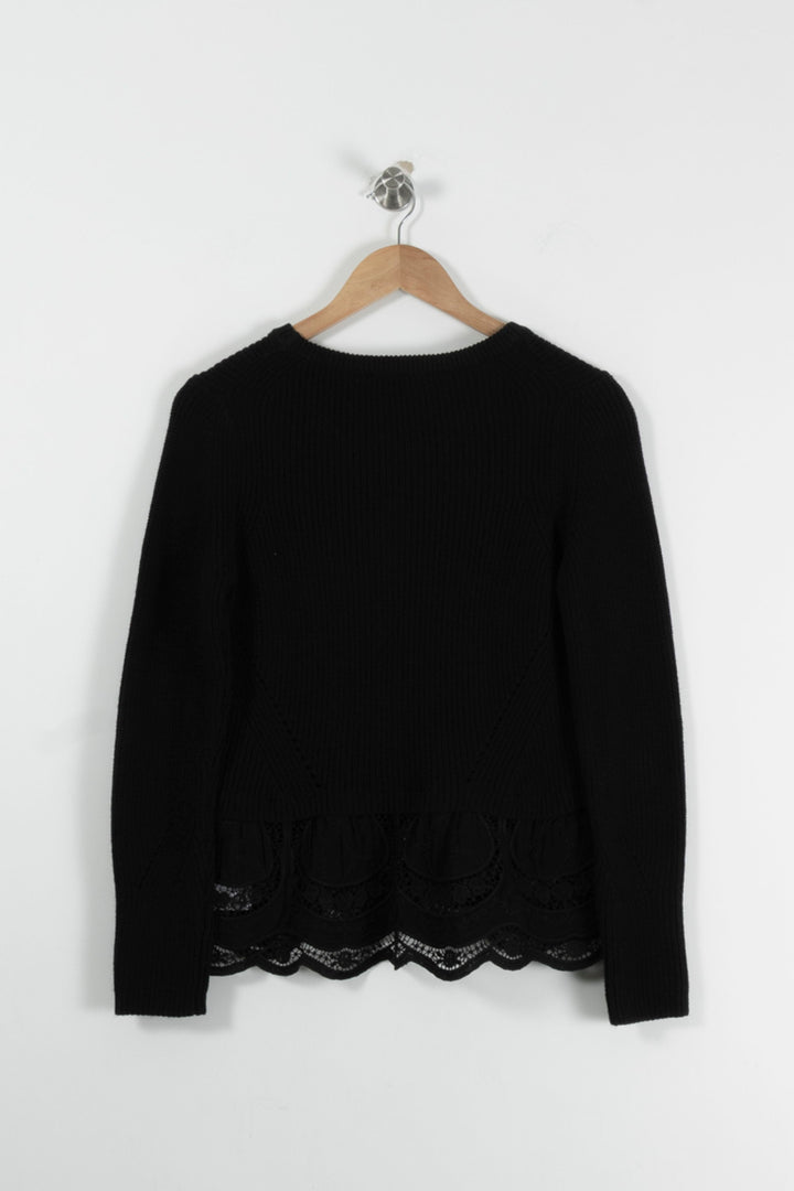 Pull Noir - Taille S/36 de la marque Maje | PARAD94373 - Vendu par Paradigme - Image 4