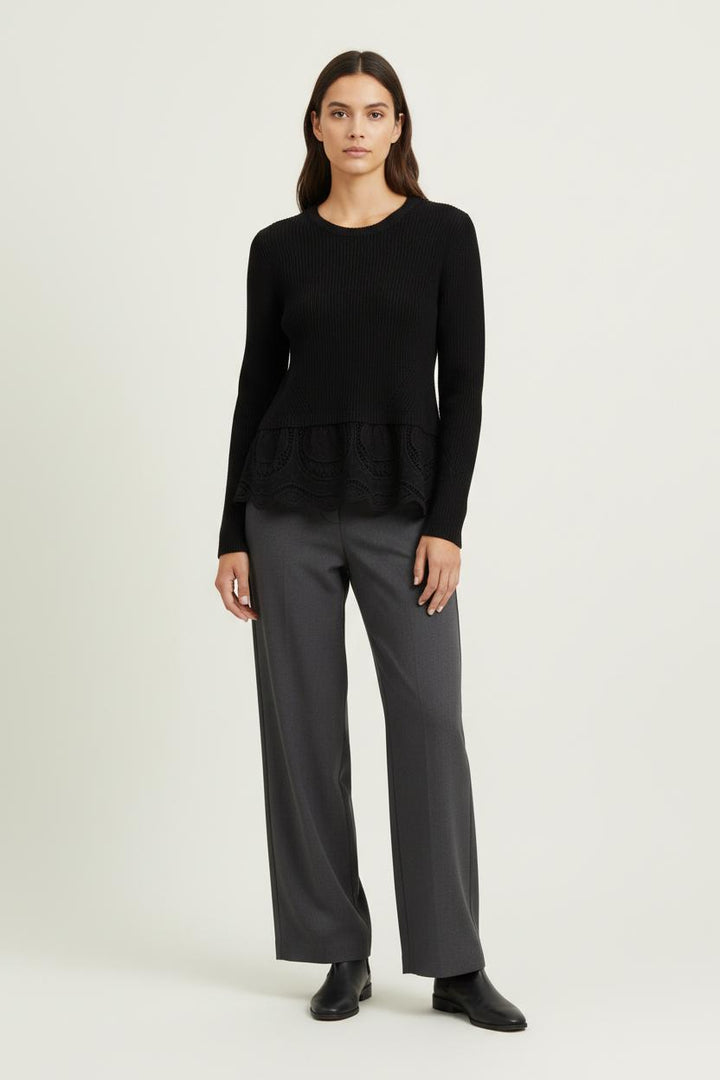 Pull Noir - Taille S/36 de la marque Maje | PARAD94373 - Vendu par Paradigme - Image 1