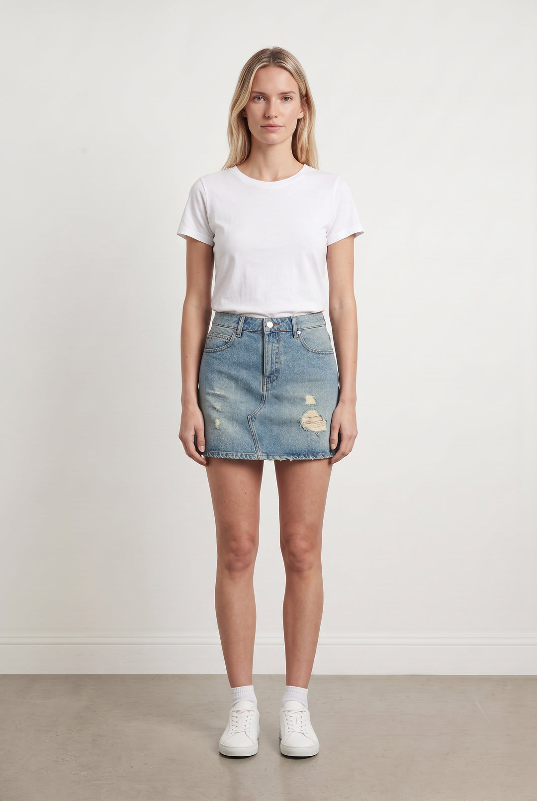 Jupe en Jean Bleue - Taille M/38 de la marque Zadig&Voltaire | PARAD94384 - Vendu par Paradigme - Image 1