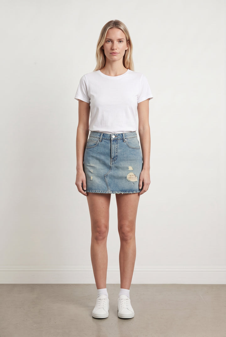 Jupe en Jean Bleue - Taille M/38 de la marque Zadig&Voltaire | PARAD94384 - Vendu par Paradigme - Image 1