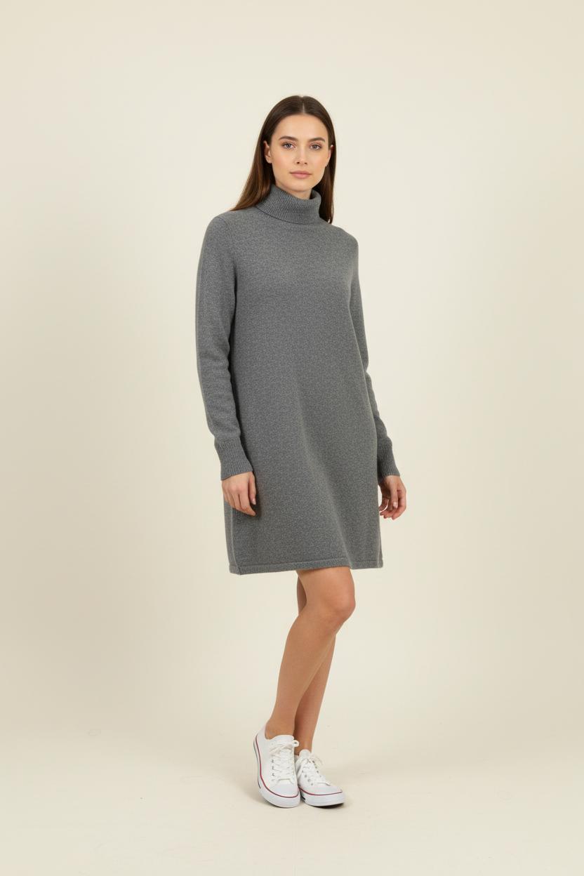 Robe Pull Grise - Taille L/40 de la marque Grace & Mila | PARAD94386 - Vendu par Paradigme - Image 1