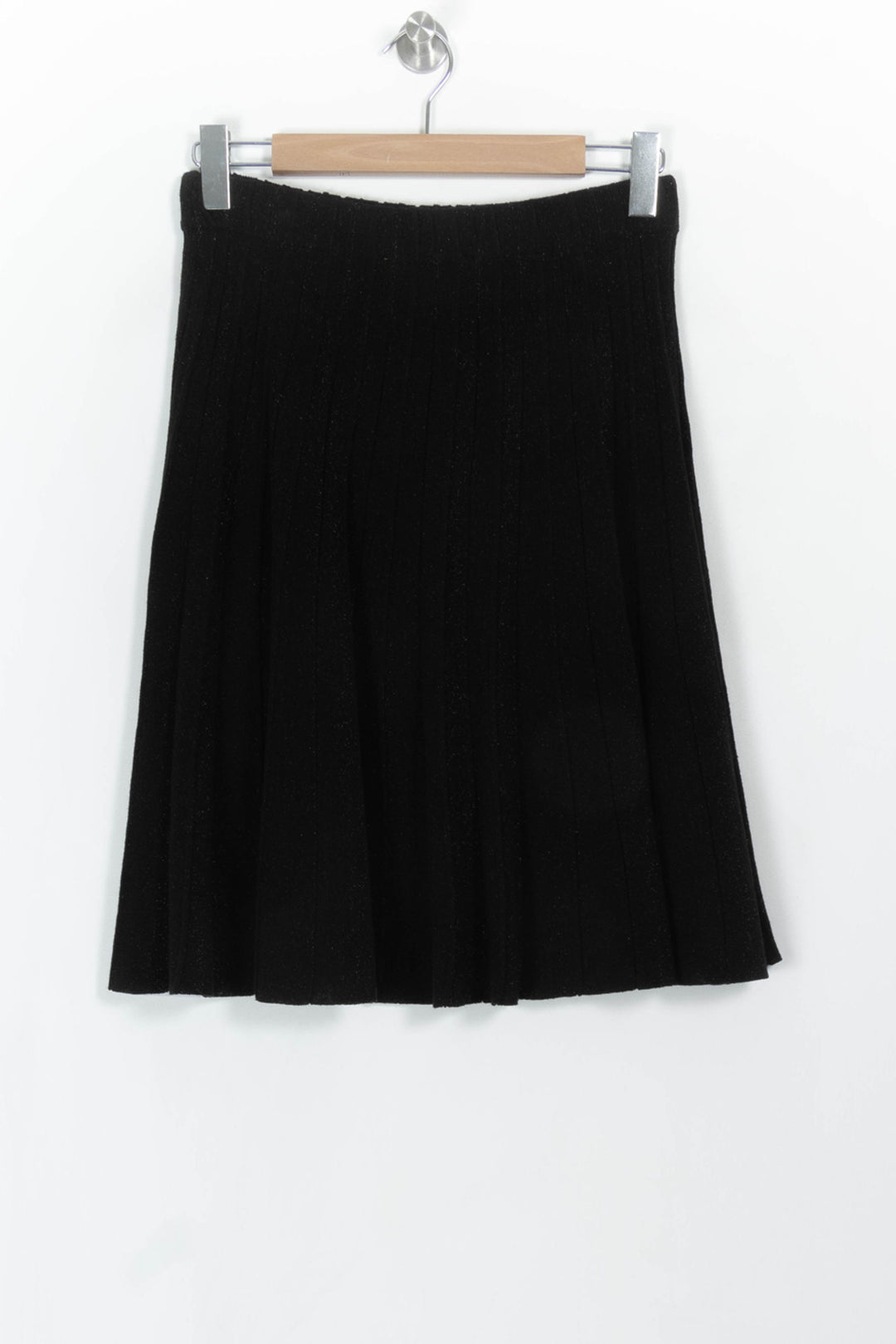 Jupe Plissée Noire - Taille M/38 de la marque La Fée Maraboutée | PARAD94392 - Vendu par Paradigme - Image 4