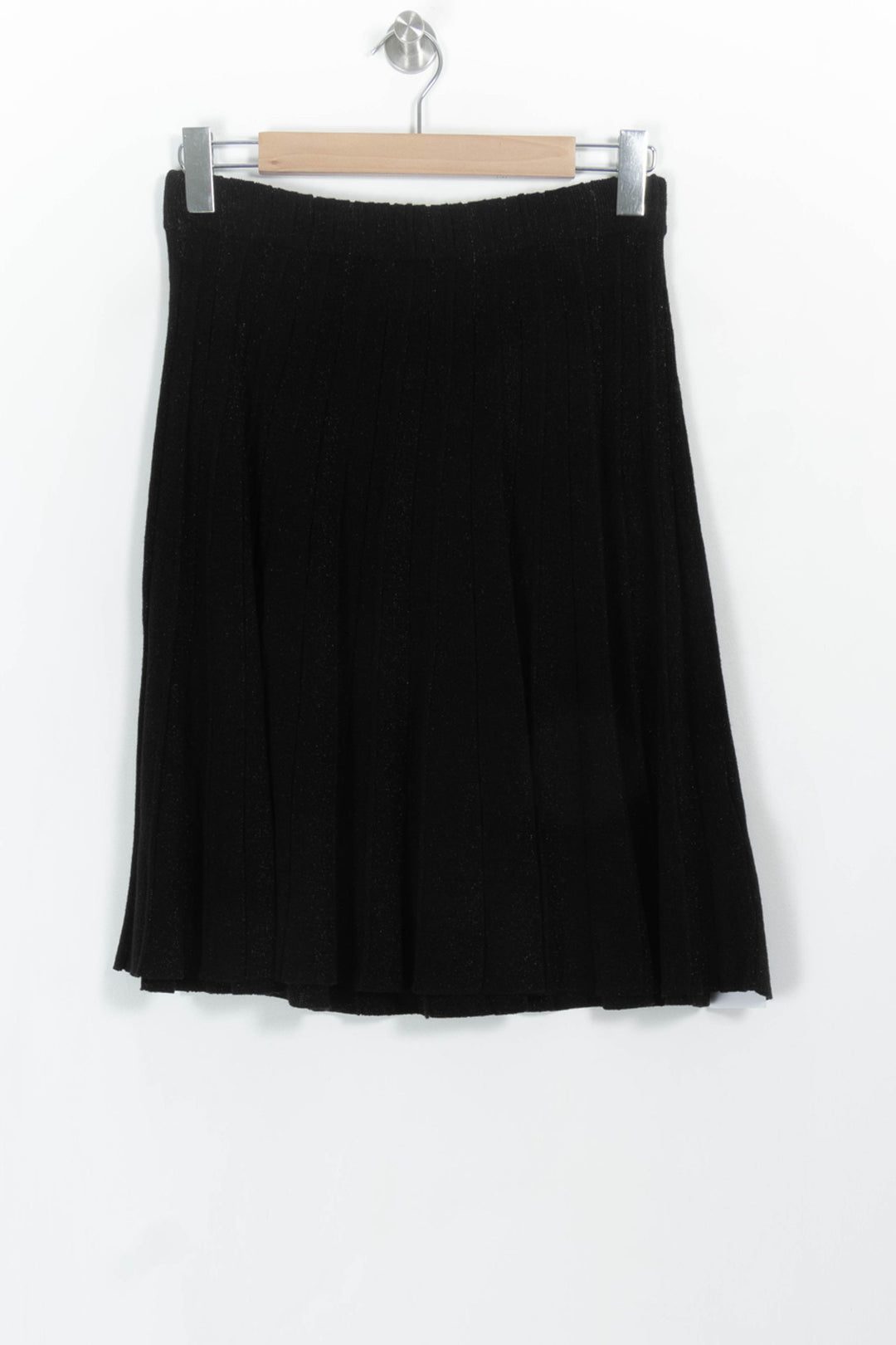 Jupe Plissée Noire - Taille M/38 de la marque La Fée Maraboutée | PARAD94392 - Vendu par Paradigme - Image 2