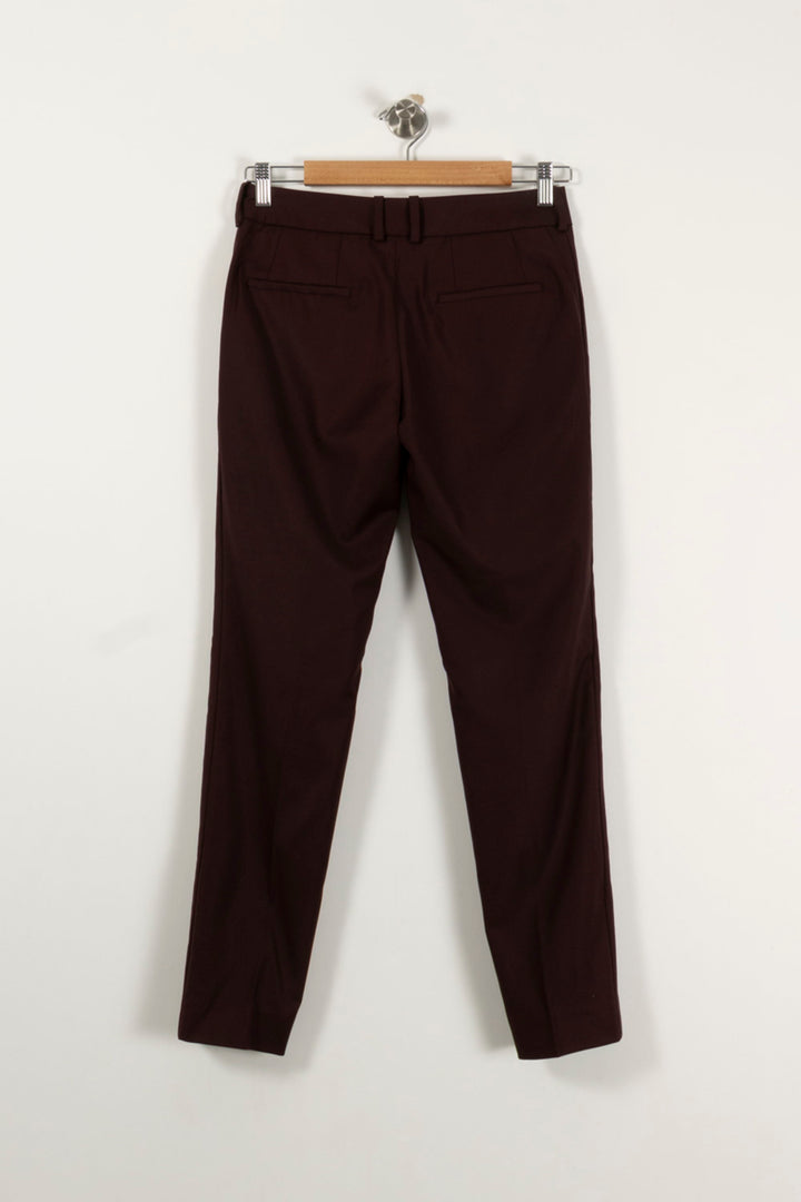 Pantalon Bordeaux - Taille XS/34 de la marque Comptoir des Cotonniers | PARAD94394 - Vendu par Paradigme - Image 4