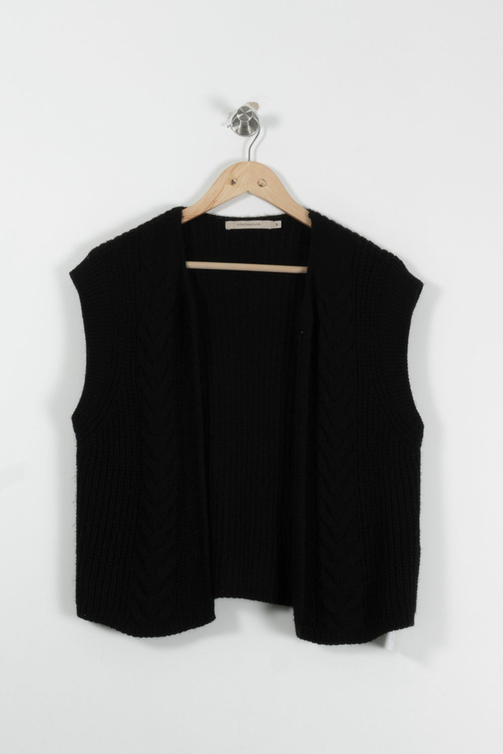 Gilet Noir - Taille M/38 de la marque La Fée Maraboutée | PARAD94399 - Vendu par Paradigme - Image 2