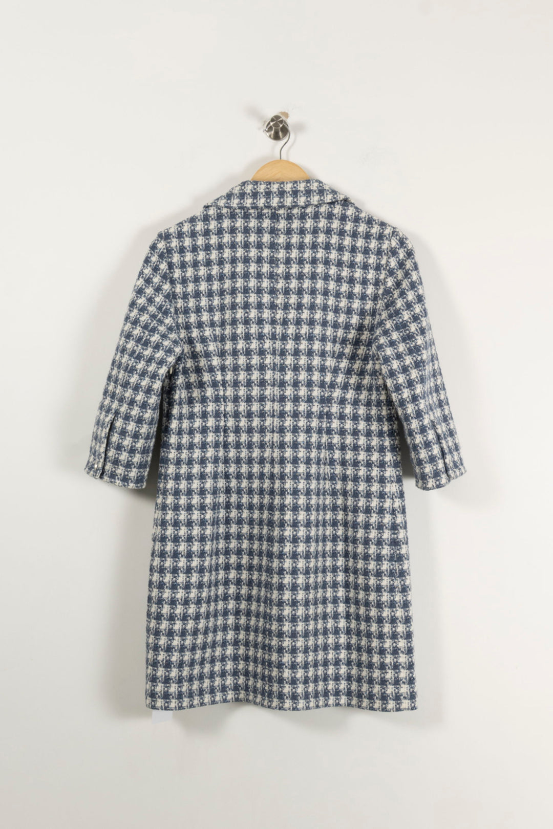 Robe Courte Bleue et Blanche - Taille M/38 de la marque Caroll | PARAD94400 - Vendu par Paradigme - Image 4