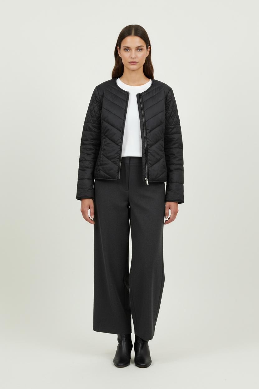 Veste Matelassée Noire - Taille L/40 de la marque IKKS | PARAD94411 - Vendu par Paradigme - Image 1