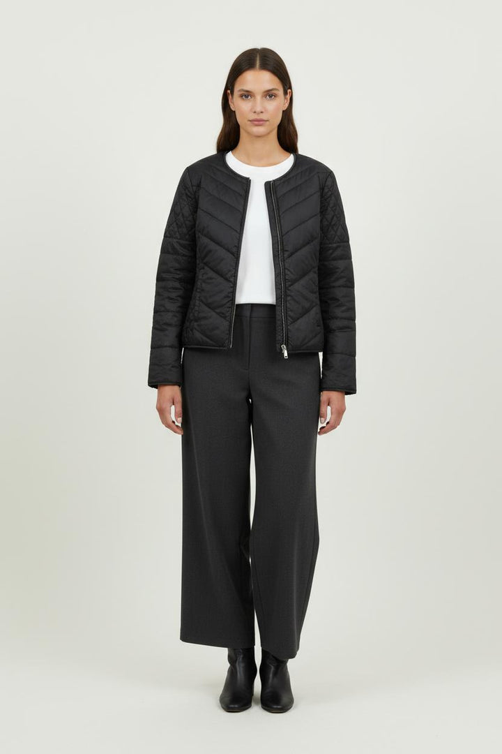 Veste Matelassée Noire - Taille L/40 de la marque IKKS | PARAD94411 - Vendu par Paradigme - Image 1