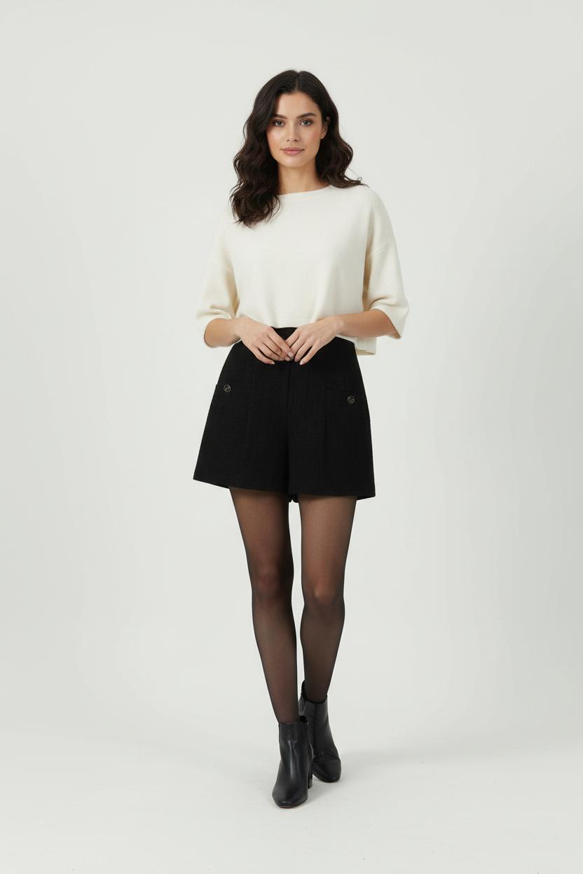 Short Noir - Taille S/36 de la marque Sandro | PARAD94415 - Vendu par Paradigme - Image 1