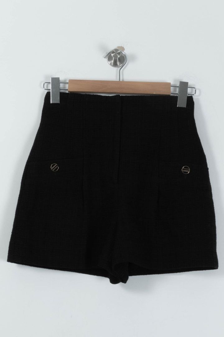 Short Noir - Taille S/36 de la marque Sandro | PARAD94415 - Vendu par Paradigme - Image 2