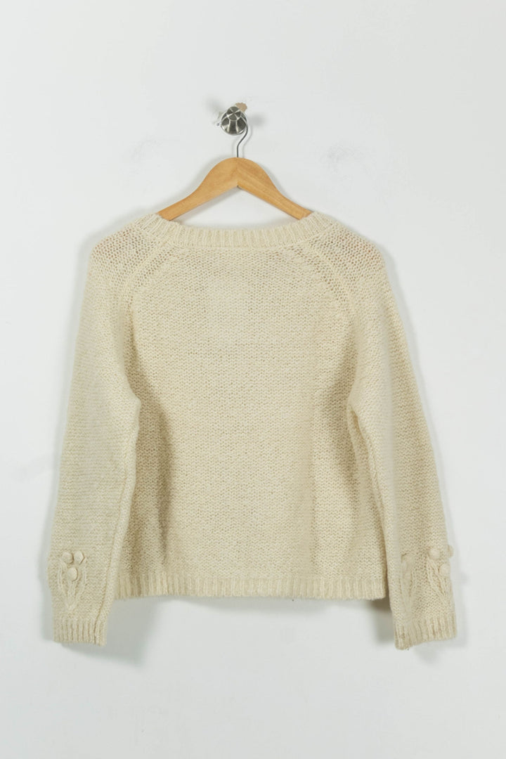 Pull Beige - Taille L/40 de la marque Grace & Mila | PARAD94421 - Vendu par Paradigme - Image 4