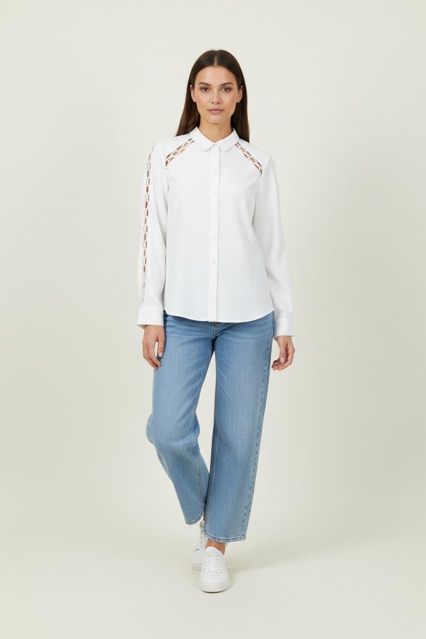 Chemise Blanche - Taille L/40 de la marque IKKS | PARAD94423 - Vendu par Paradigme - Image 1