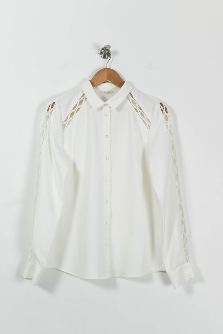 Chemise Blanche - Taille L/40 de la marque IKKS | PARAD94423 - Vendu par Paradigme - Image 2