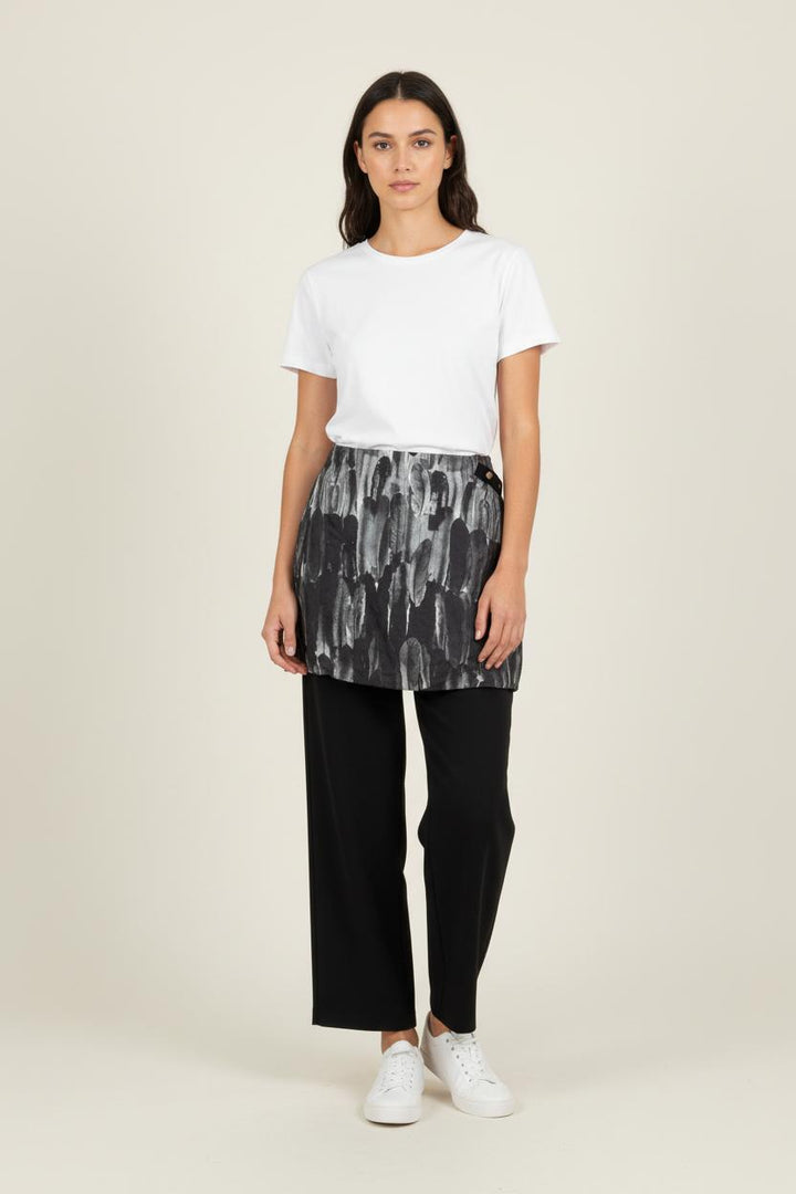 Jupe Courte Grise et Noire - Taille XS/34 de la marque Isabel Marant | PARAD94435 - Vendu par Paradigme - Image 1
