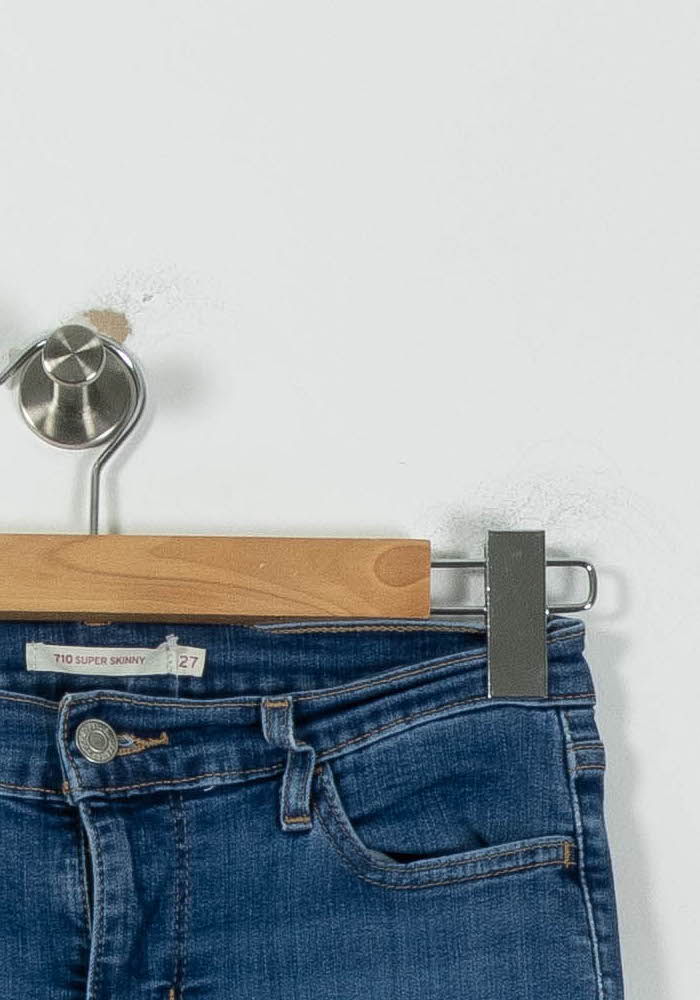 Jean Skinny Bleu - Taille XS/34 de la marque Levi's | PARAD94437 - Vendu par Paradigme - Image 3