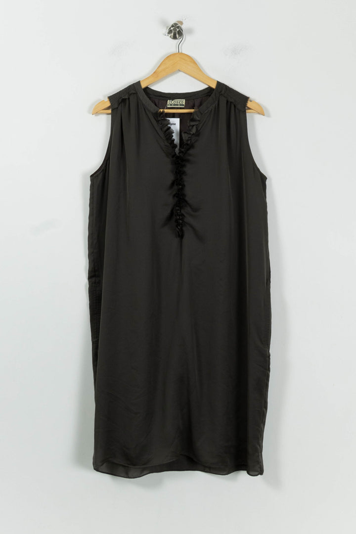 Robe Midi Verte - Taille L/40 de la marque Closed | PARAD94438 - Vendu par Paradigme - Image 2