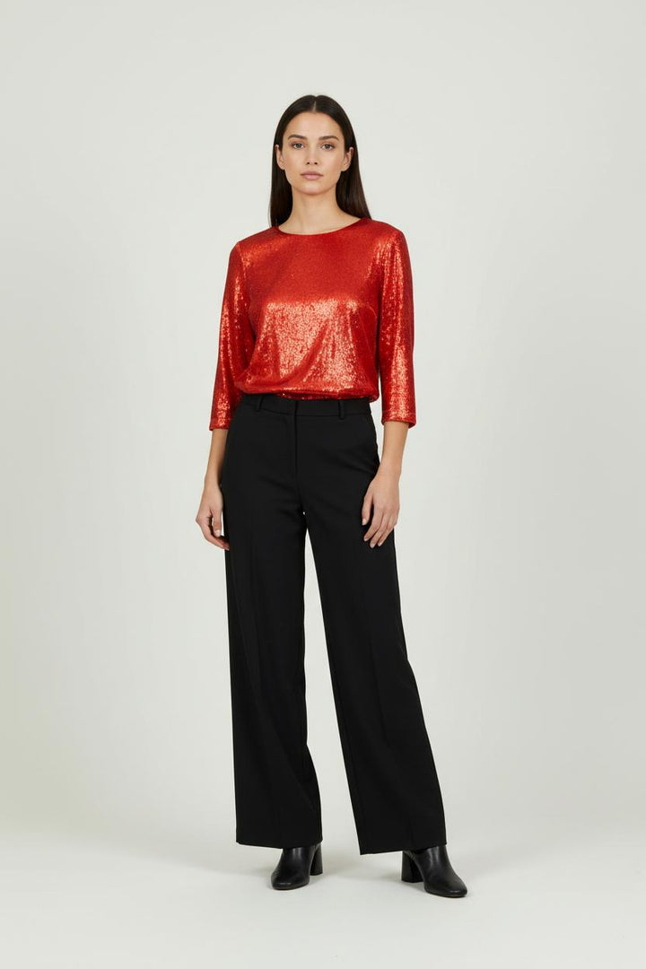 Blouse Rouge - Taille S/36 de la marque Modetrotter | PARAD94447 - Vendu par Paradigme - Image 1