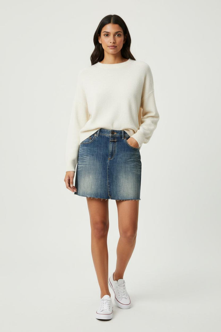 Jupe en Jean Bleue - Taille S/36 de la marque Closed | PARAD94448 - Vendu par Paradigme - Image 1
