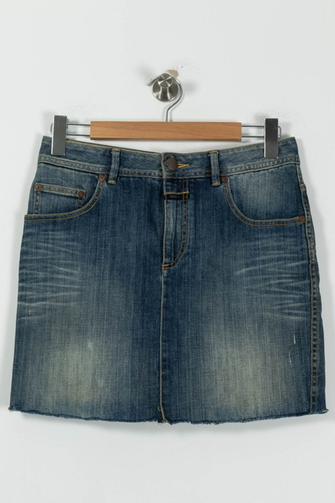 Jupe en Jean Bleue - Taille S/36 de la marque Closed | PARAD94448 - Vendu par Paradigme - Image 2