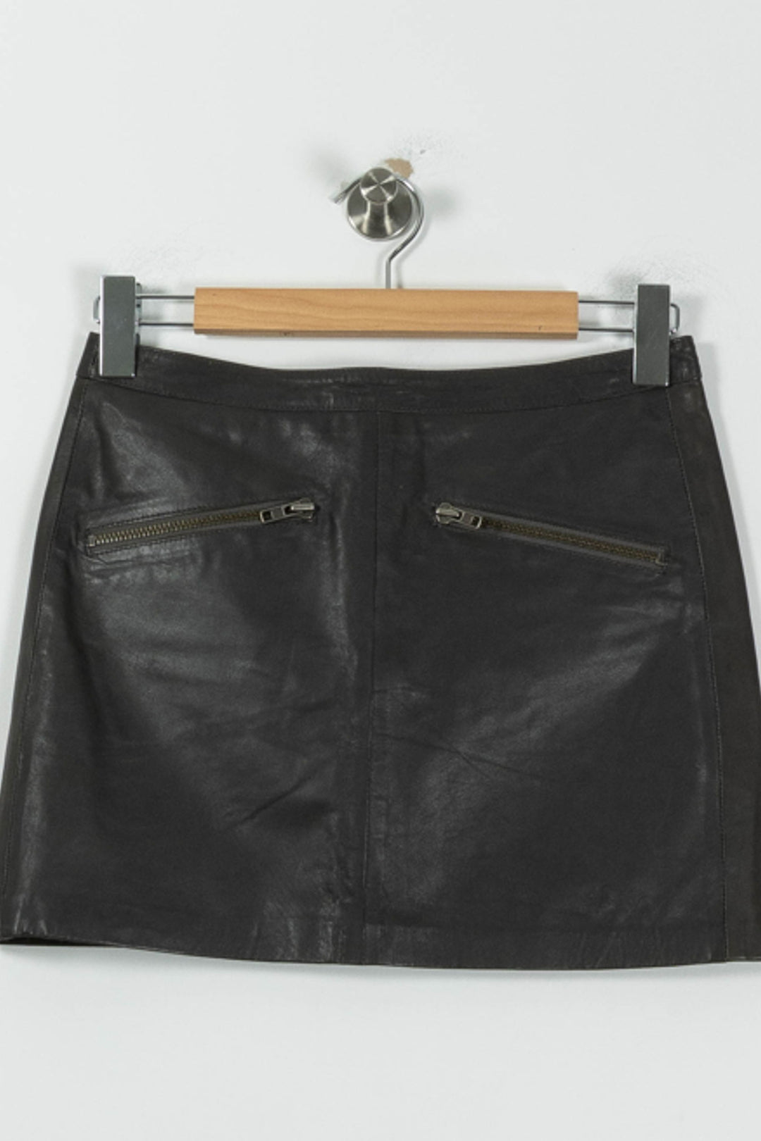 Jupe Courte Grise - Taille S/36 de la marque The Kooples | PARAD94449 - Vendu par Paradigme - Image 2