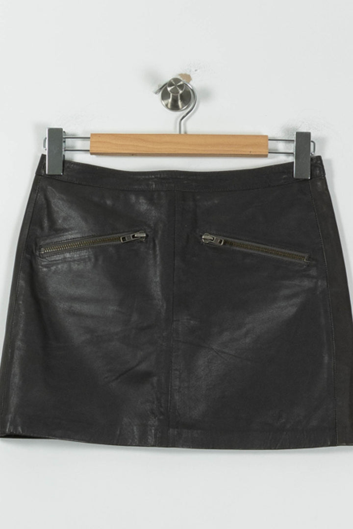 Jupe Courte Grise - Taille S/36 de la marque The Kooples | PARAD94449 - Vendu par Paradigme - Image 2