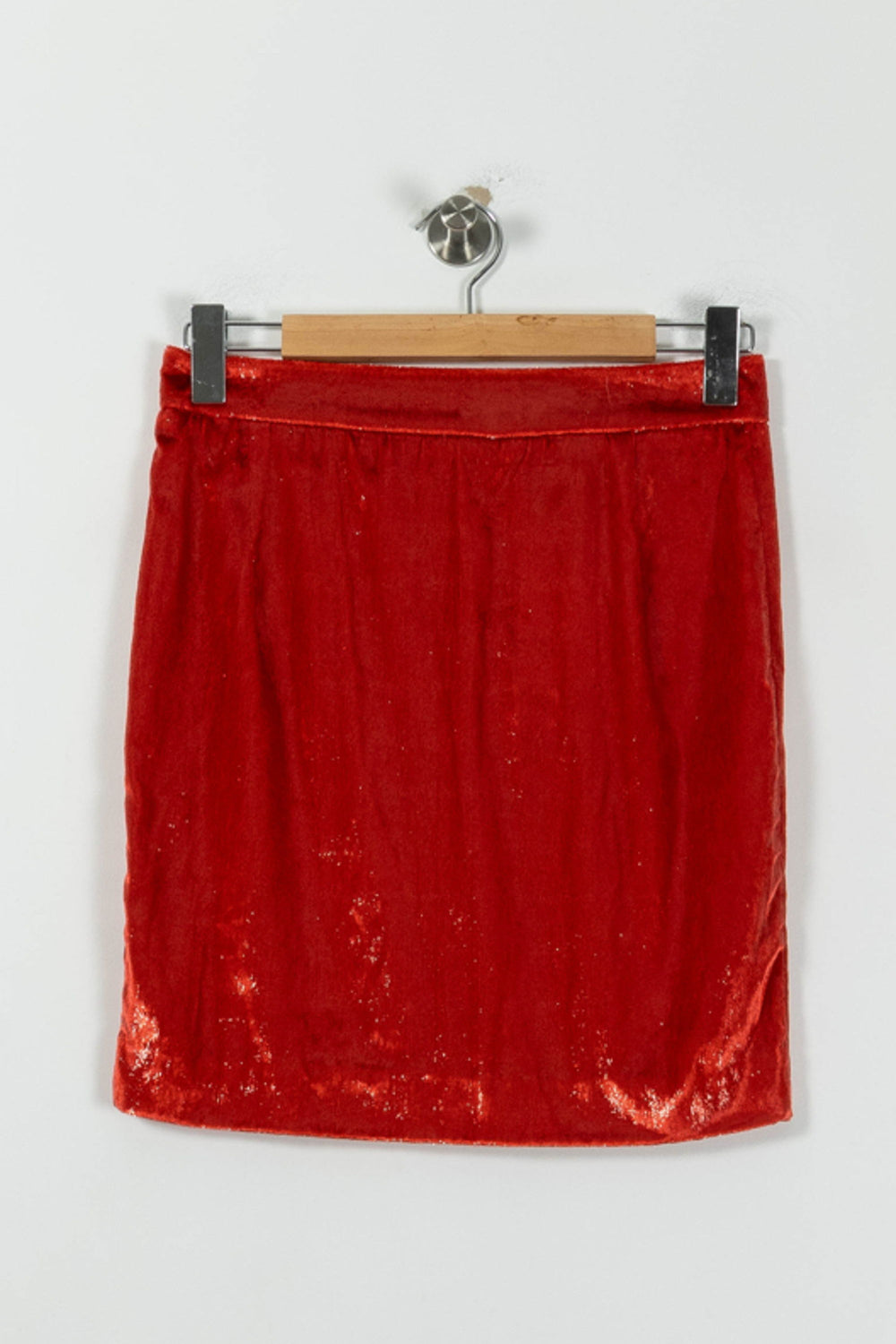 Jupe Courte Rouge - Taille S/36 de la marque Modetrotter | PARAD94451 - Vendu par Paradigme - Image 2