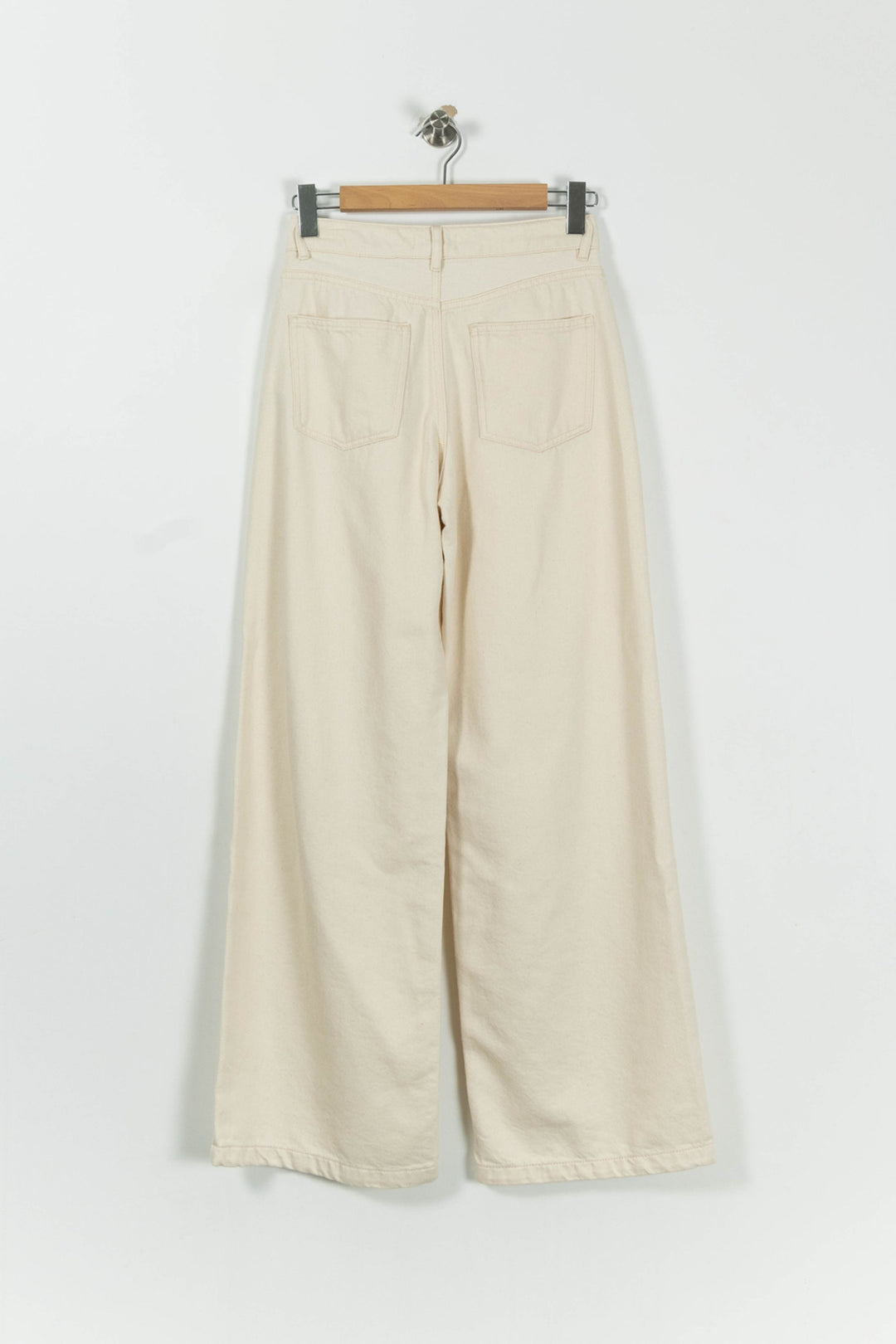 Pantalon Large Blanc - Taille S/36 de la marque Des petits hauts | PARAD94452 - Vendu par Paradigme - Image 4