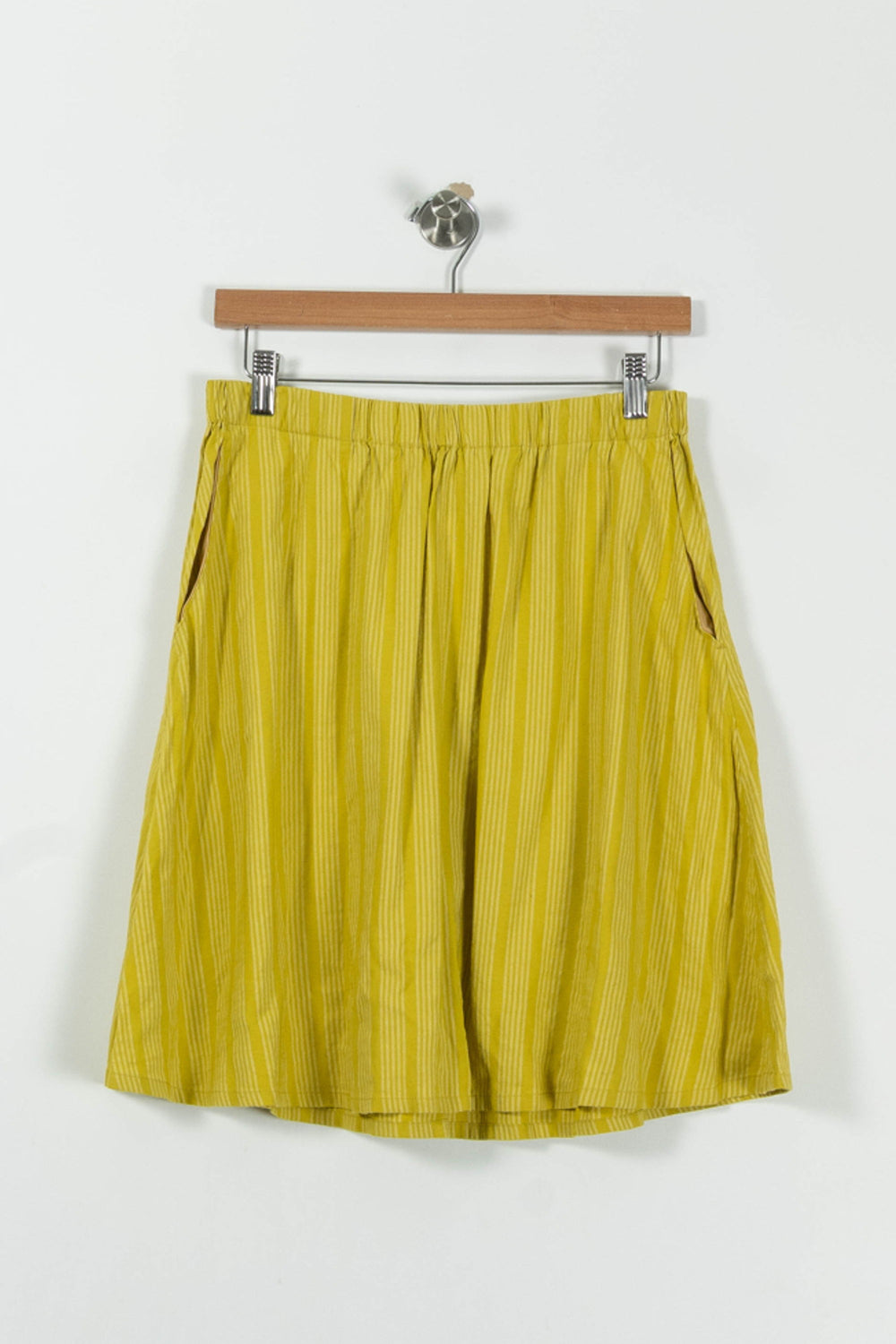 Jupe Courte Jaune - Taille S/36 de la marque Bellerose | PARAD94459 - Vendu par Paradigme - Image 2