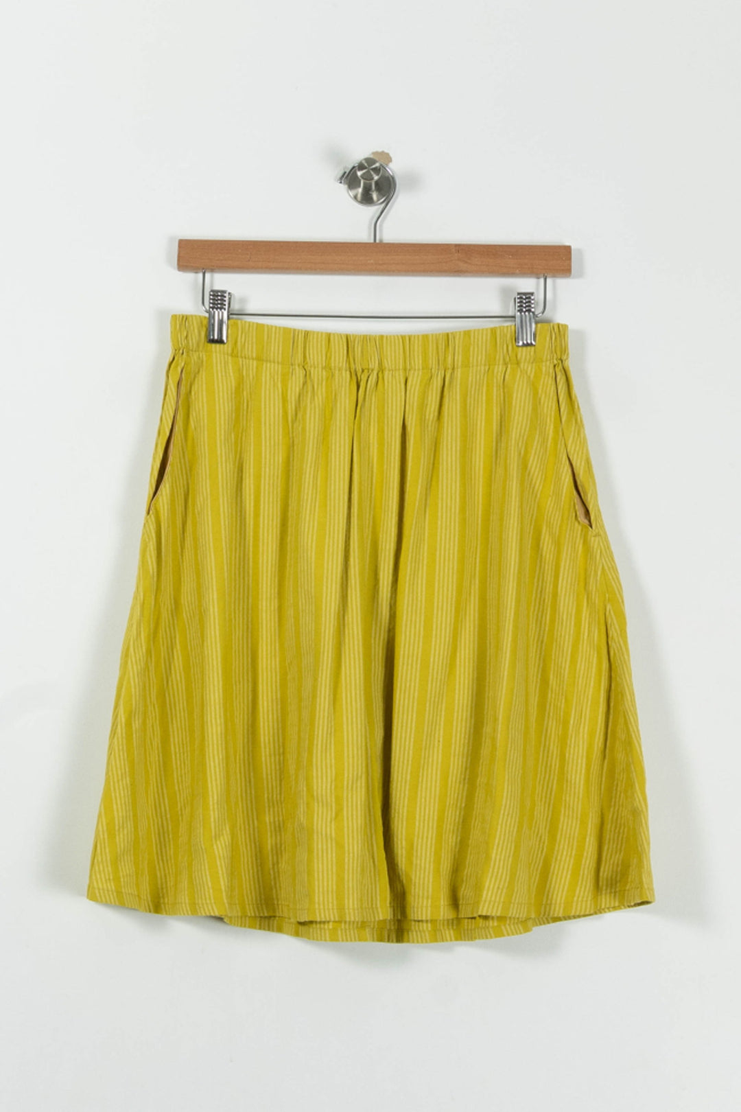Jupe Courte Jaune - Taille S/36 de la marque Bellerose | PARAD94459 - Vendu par Paradigme - Image 2