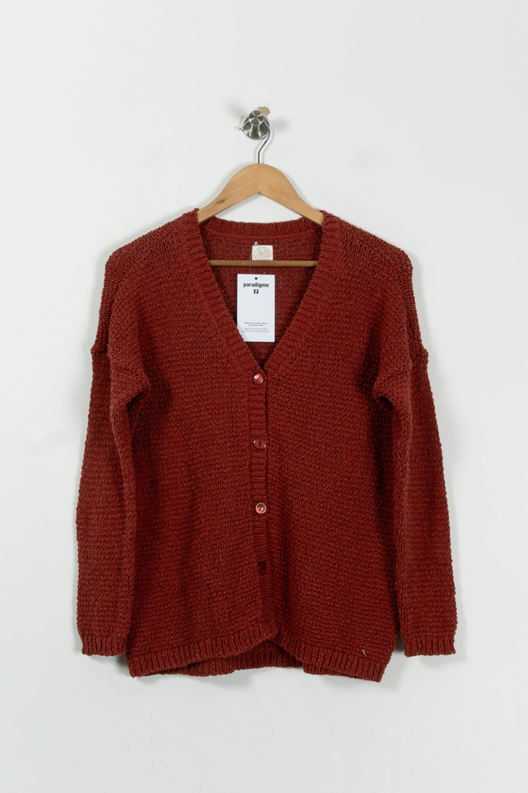 Cardigan Bordeaux - Taille S/36 de la marque Des petits hauts | PARAD94461 - Vendu par Paradigme - Image 2