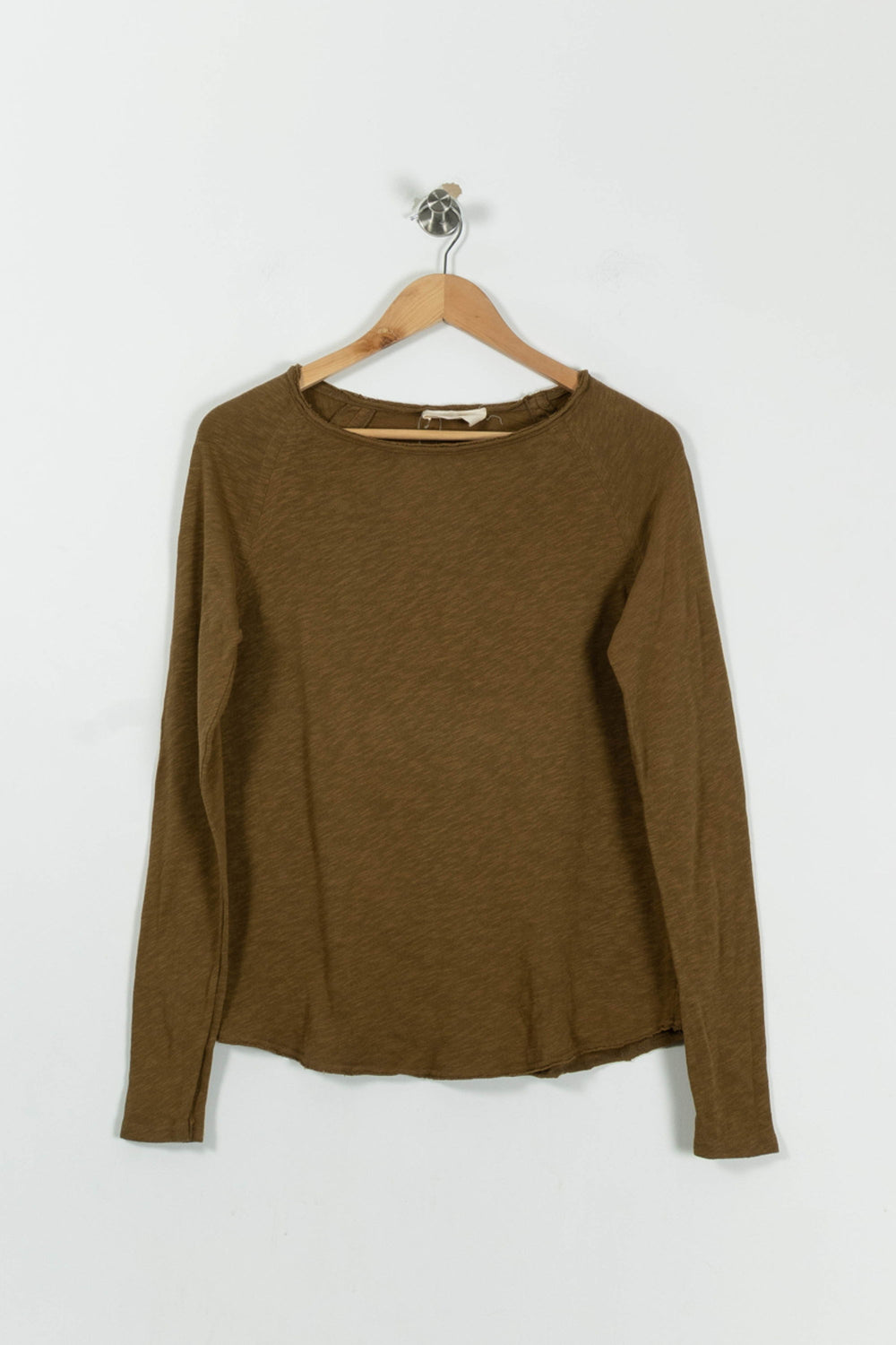 T-shirt Manches Longues Marron - Taille S/36 de la marque American Vintage | PARAD94463 - Vendu par Paradigme - Image 2