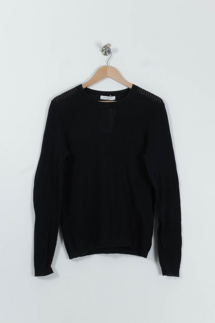 Pull Bleu - Taille S/36 de la marque Sandro | PARAD94465 - Vendu par Paradigme - Image 2