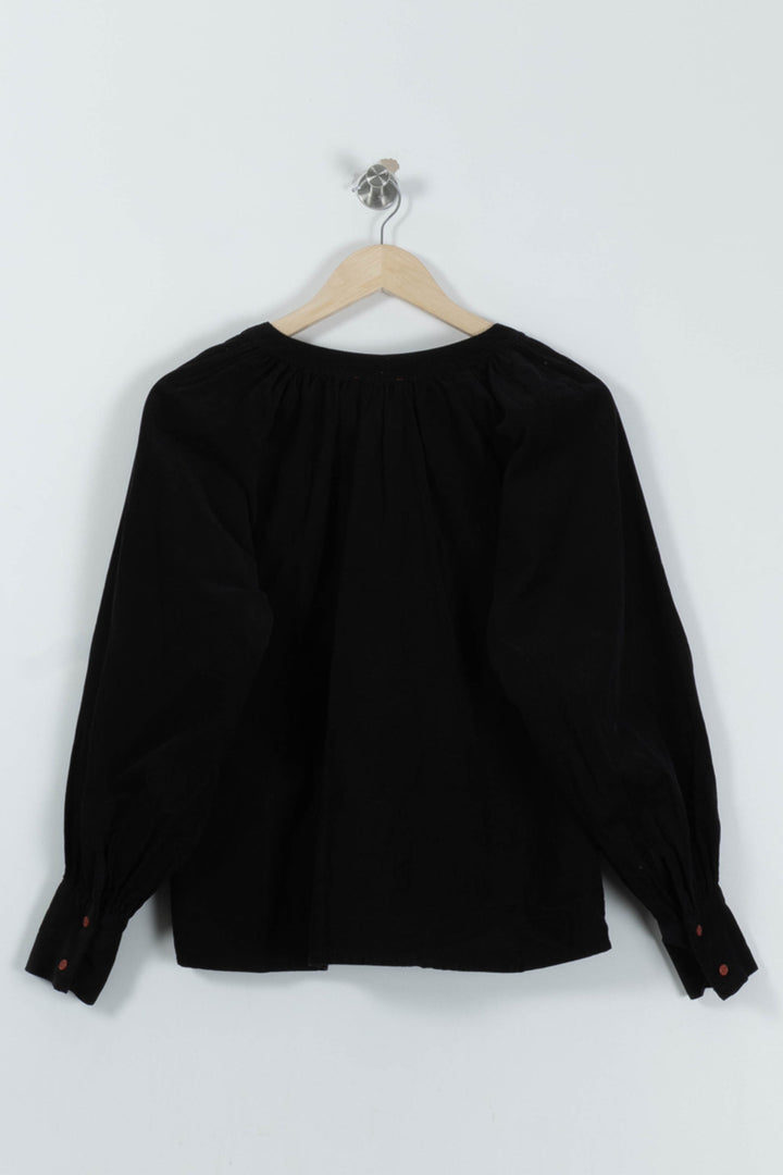 Blouse Noire - Taille XS/34 de la marque La Fée Maraboutée | PARAD94466 - Vendu par Paradigme - Image 4