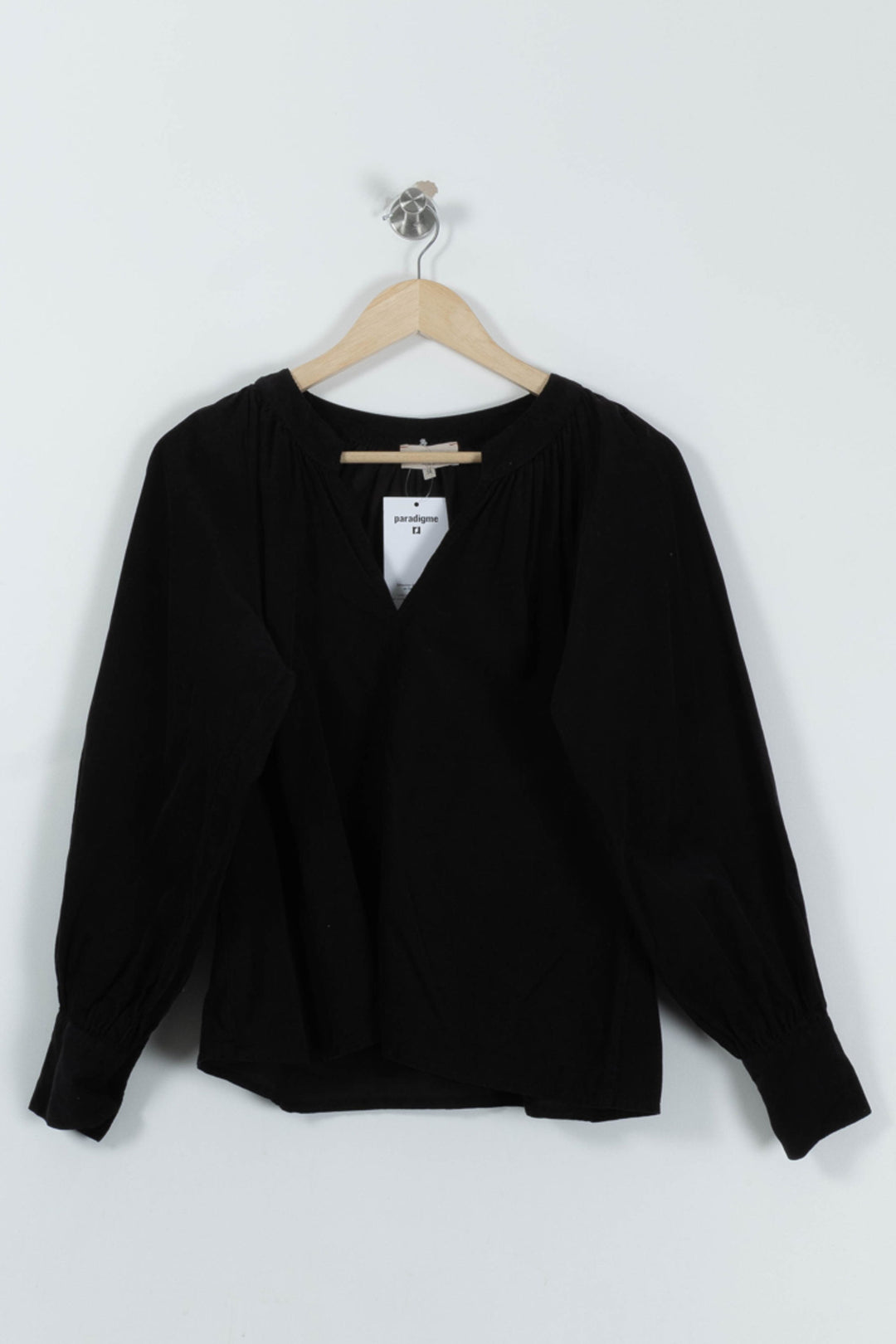 Blouse Noire - Taille XS/34 de la marque La Fée Maraboutée | PARAD94466 - Vendu par Paradigme - Image 2