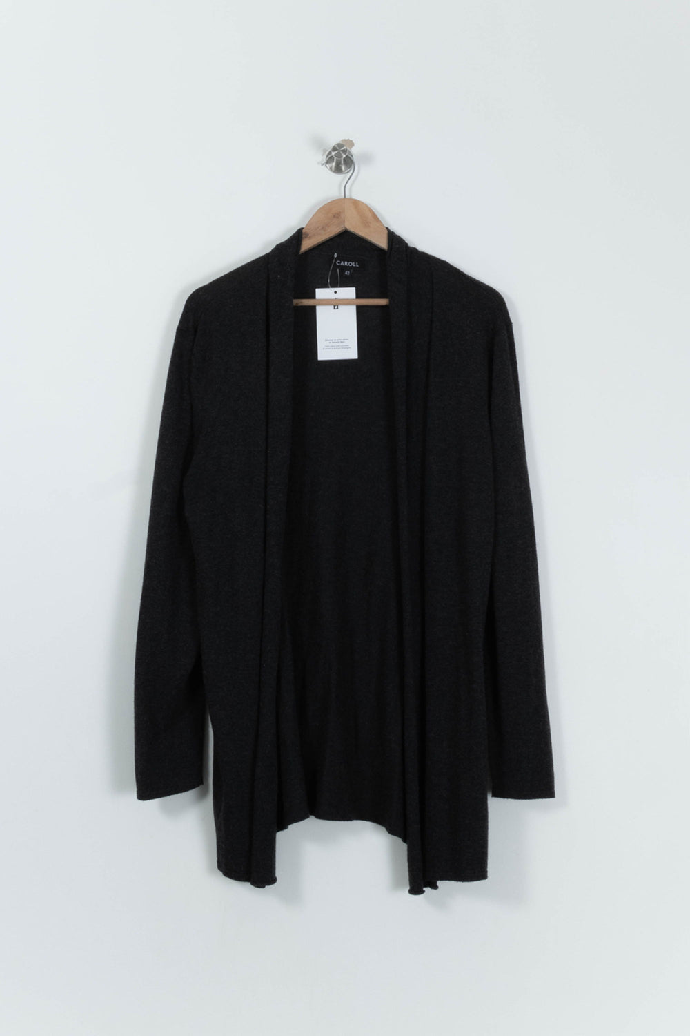 Cardigan Noir - Taille XL/42 de la marque Caroll | PARAD94467 - Vendu par Paradigme - Image 2