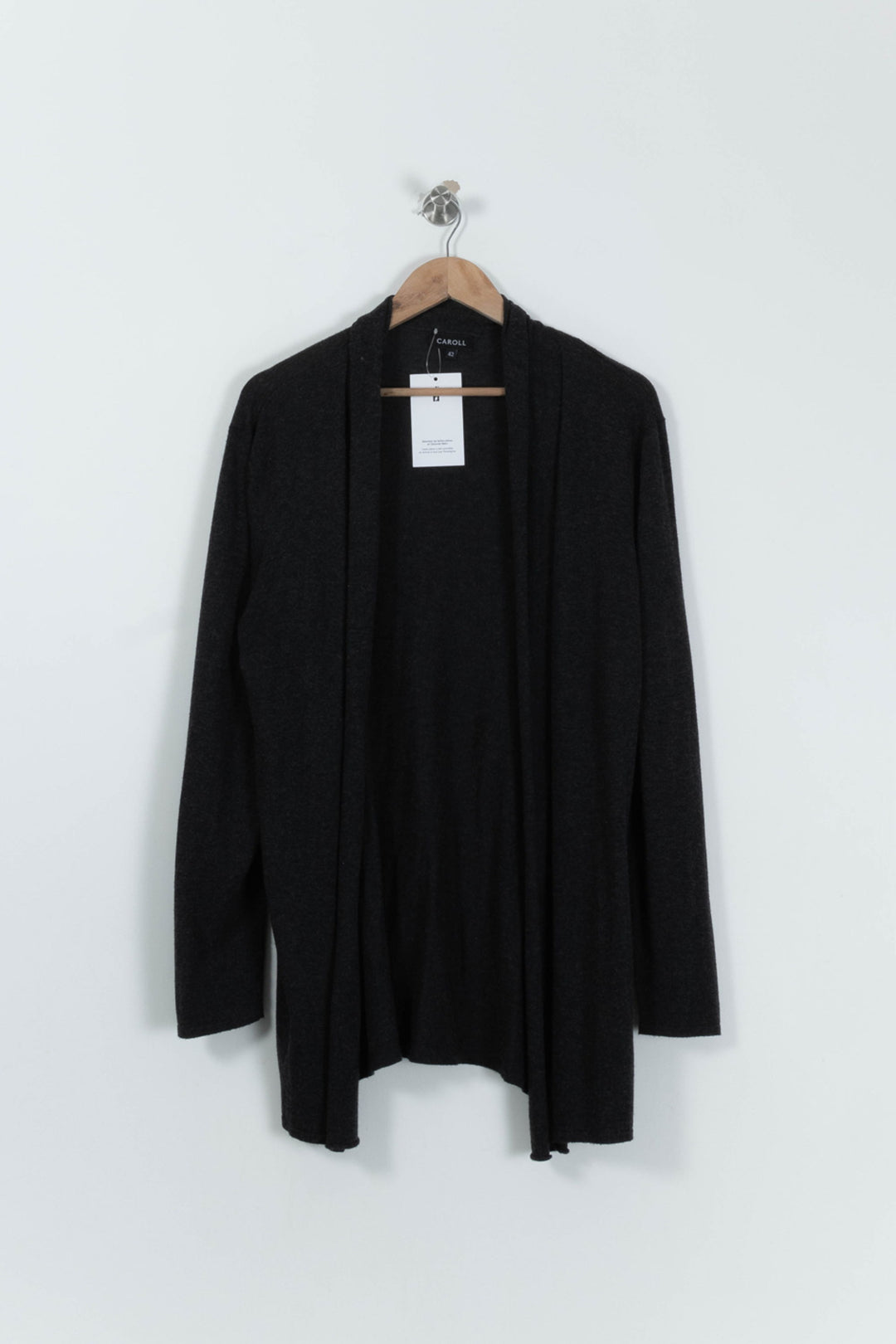 Cardigan Noir - Taille XL/42 de la marque Caroll | PARAD94467 - Vendu par Paradigme - Image 2