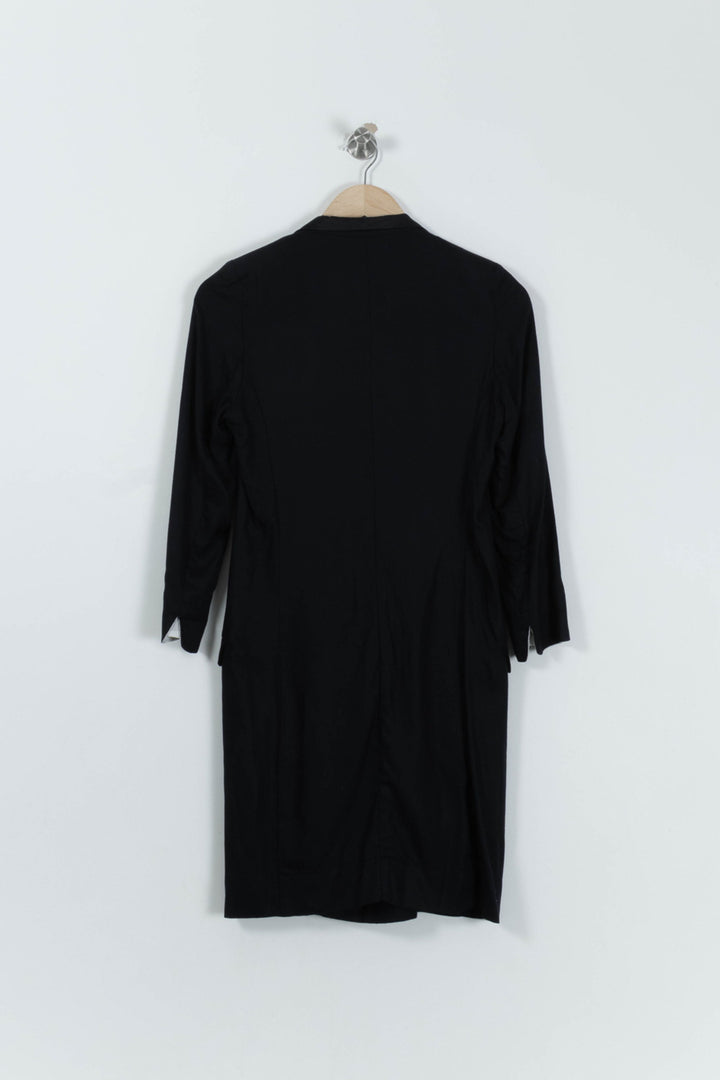 Robe Blazer Noire - Taille S/36 de la marque Sandro | PARAD94473 - Vendu par Paradigme - Image 4