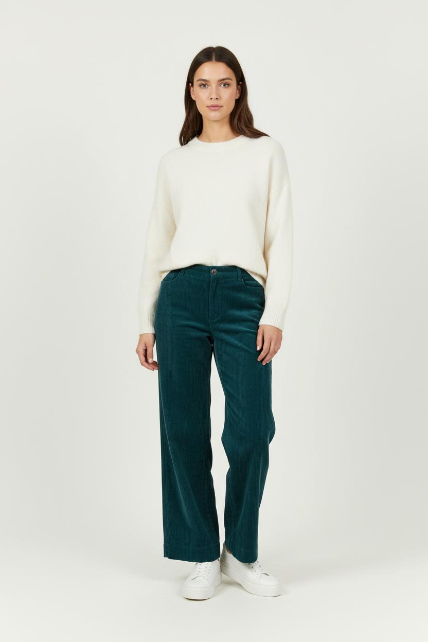 Pantalon Large Vert - Taille L/40 de la marque La Fée Maraboutée | PARAD94476 - Vendu par Paradigme - Image 1