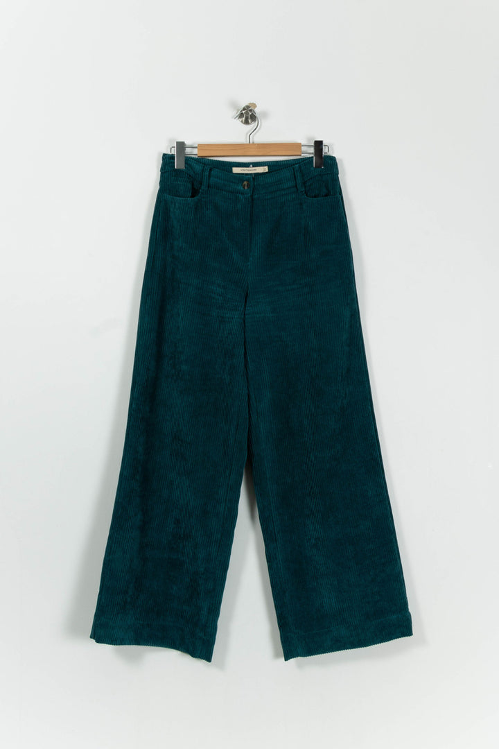 Pantalon Large Vert - Taille L/40 de la marque La Fée Maraboutée | PARAD94476 - Vendu par Paradigme - Image 2