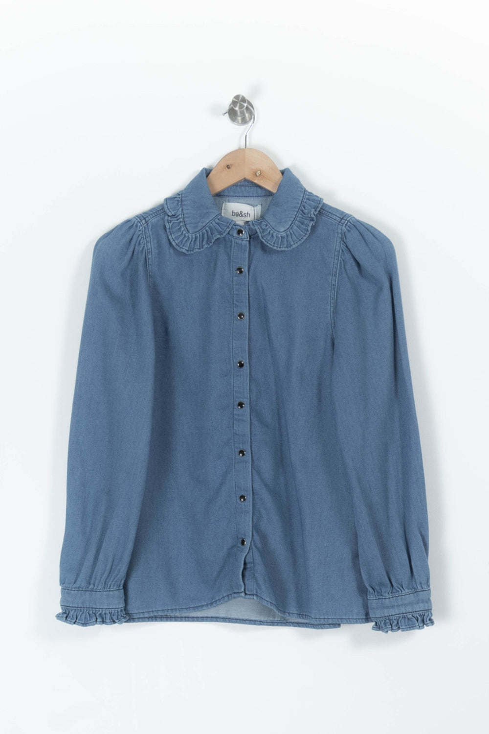 Chemise Bleu - Taille S/36 de la marque ba&sh | PARAD94478 - Vendu par Paradigme - Image 2