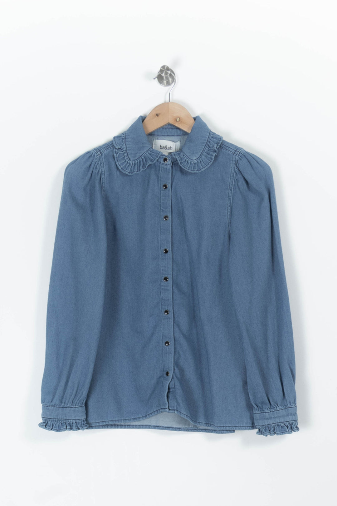 Chemise Bleu - Taille S/36 de la marque ba&sh | PARAD94478 - Vendu par Paradigme - Image 2
