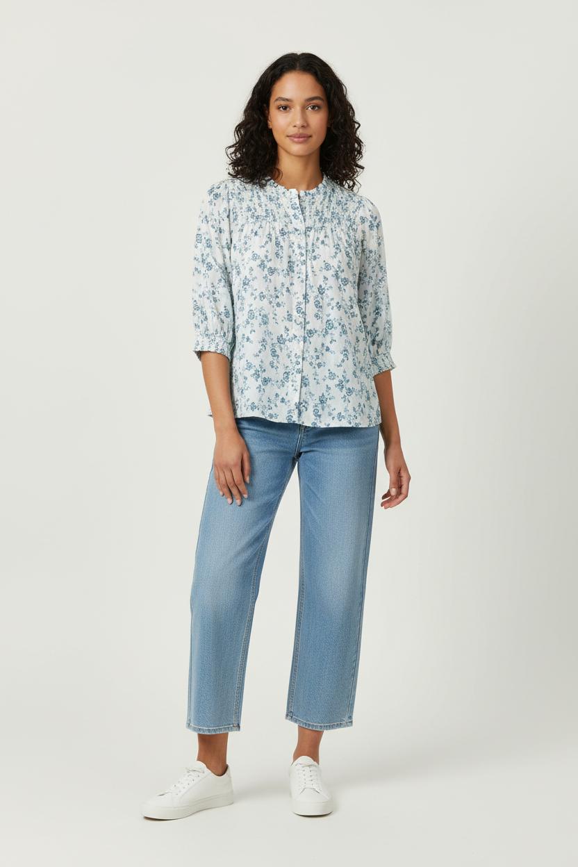 Blouse Bleue - Taille S/36 de la marque Petite Mendigote | PARAD94480 - Vendu par Paradigme - Image 1