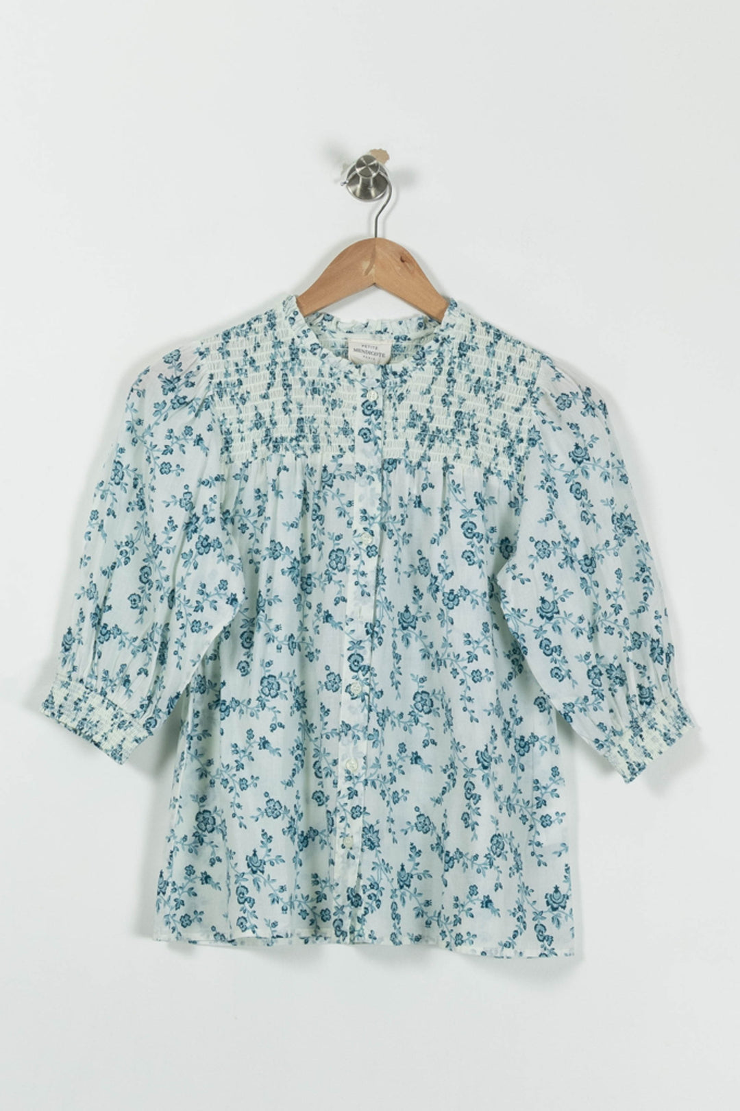 Blouse Bleue - Taille S/36 de la marque Petite Mendigote | PARAD94480 - Vendu par Paradigme - Image 2