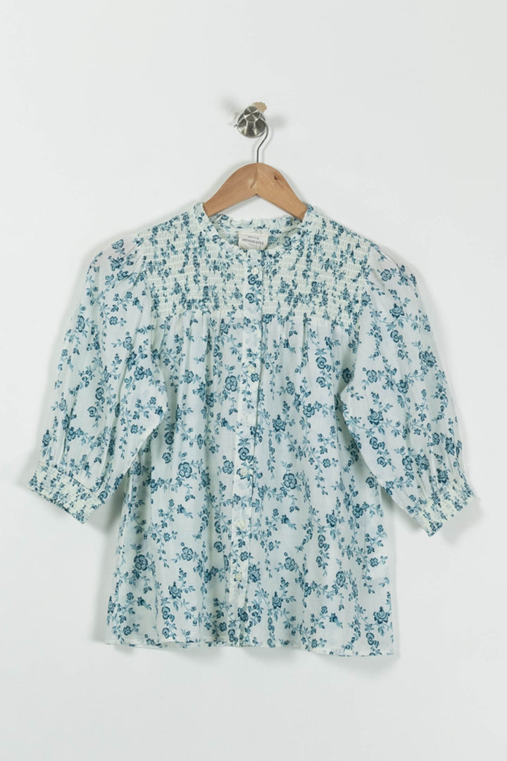 Blouse Bleue - Taille S/36 de la marque Petite Mendigote | PARAD94480 - Vendu par Paradigme - Image 2