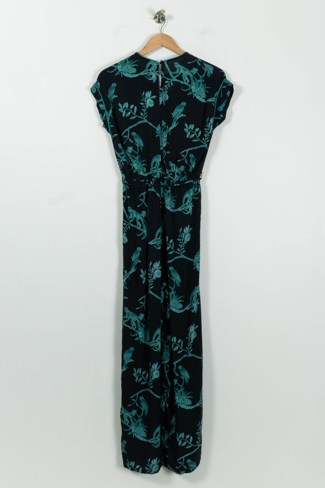 Robe Longue Noire et Bleue - Taille M/38 de la marque La Fée Maraboutée | PARAD94481 - Vendu par Paradigme - Image 4