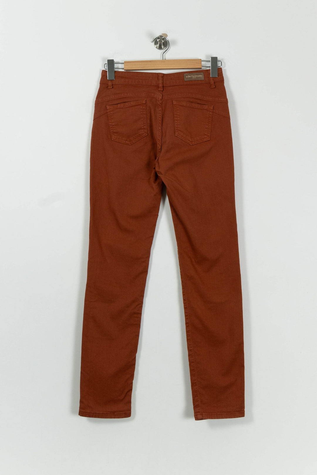 Jean Marron - Taille M/38 de la marque La Fée Maraboutée | PARAD94483 - Vendu par Paradigme - Image 4