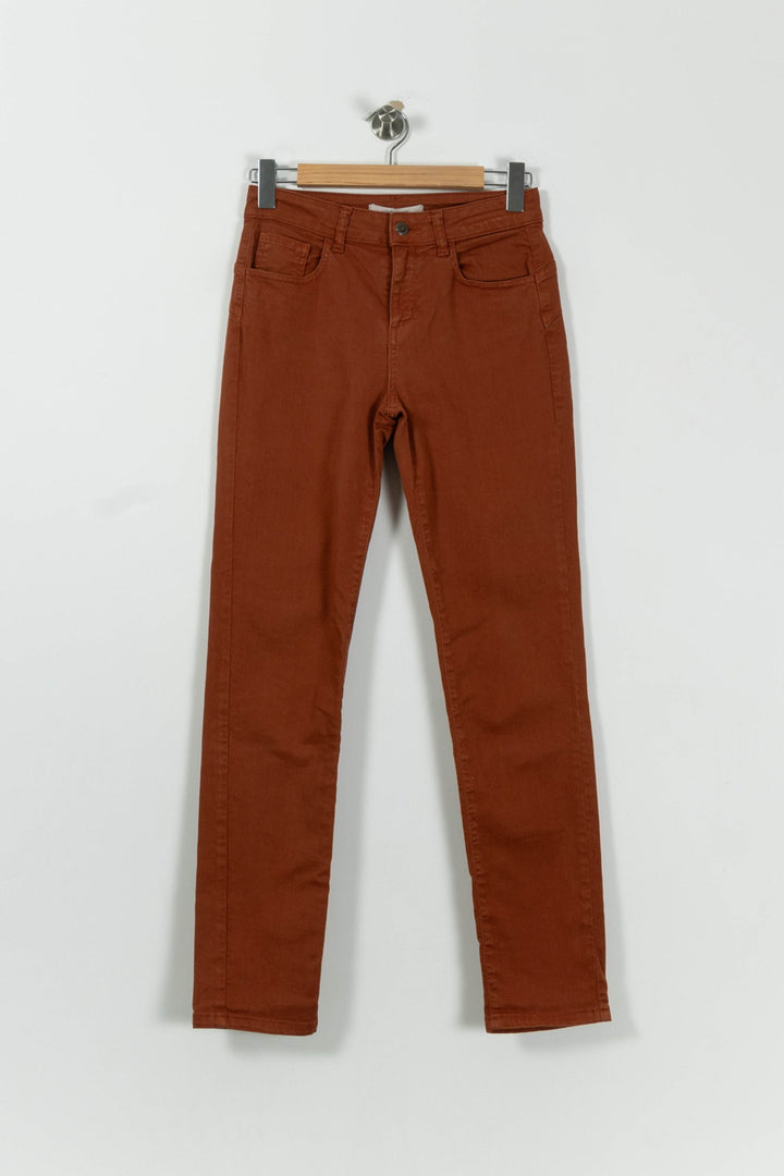 Jean Marron - Taille M/38 de la marque La Fée Maraboutée | PARAD94483 - Vendu par Paradigme - Image 2