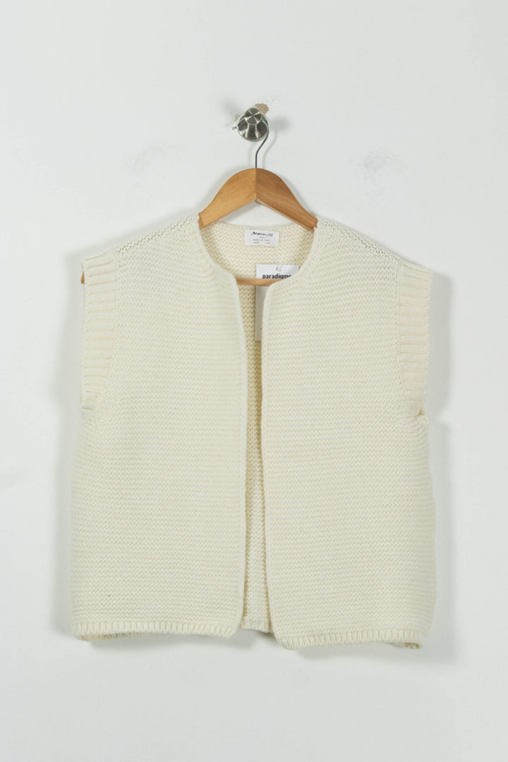 Gilet Beige - Taille S/36 de la marque Maison 123 | PARAD94490 - Vendu par Paradigme - Image 2