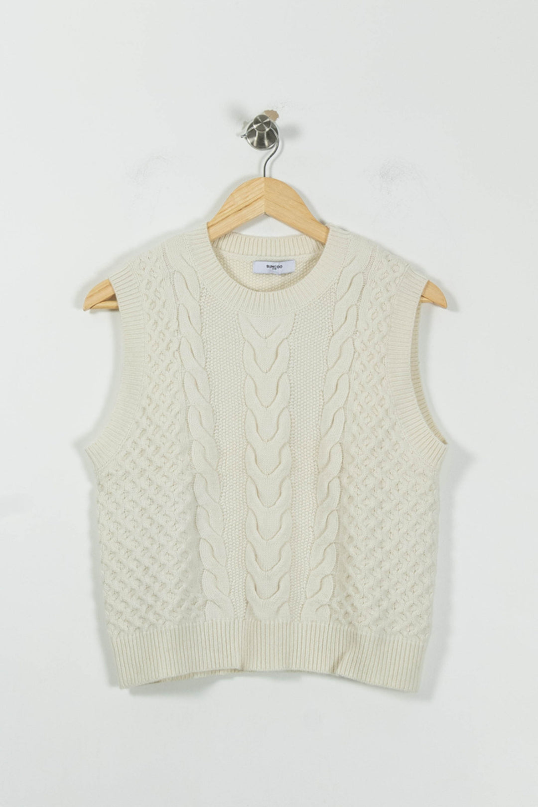 Pull Sans Manches Blanc - Taille S/36 de la marque Suncoo | PARAD94492 - Vendu par Paradigme - Image 2