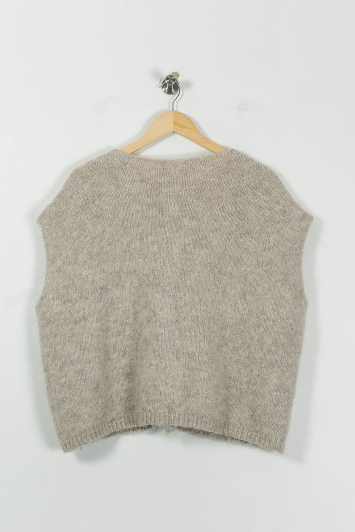 Gilet Beige - Taille S/36 de la marque Grace & Mila | PARAD94495 - Vendu par Paradigme - Image 4
